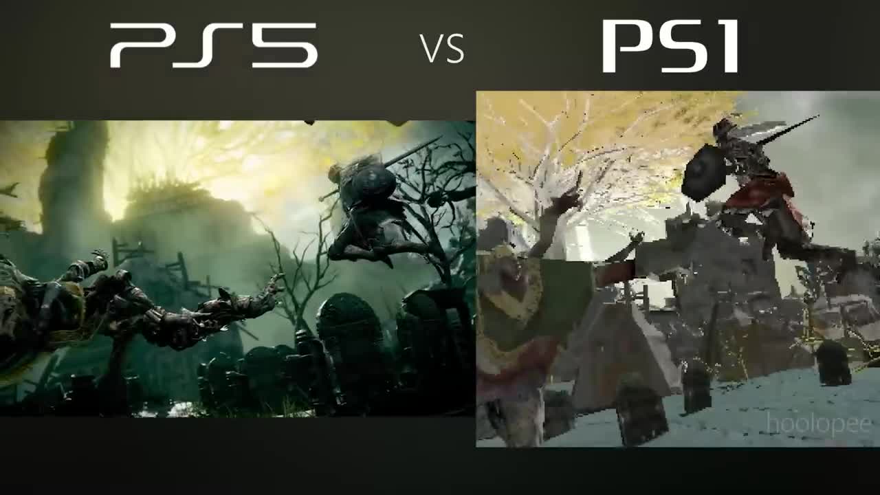 Elden Ring - PS1 vs PS5 Comparison