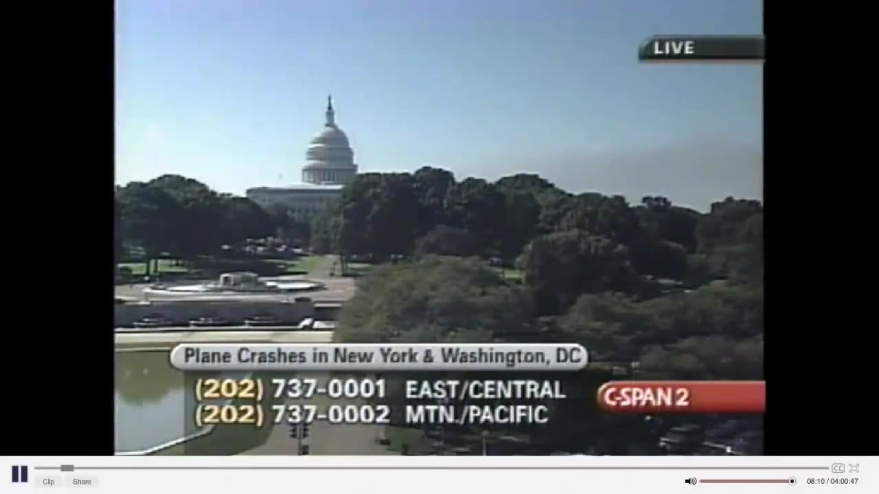 911 CSPAN2 1000 AM To 1015 AM Open Phones September 11 2001