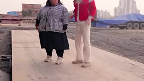 Funny mother and child