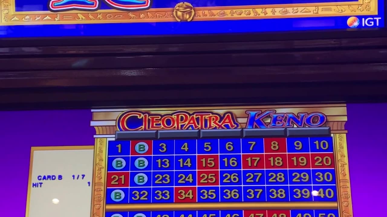 Cleopatra Keno Bonus 3 May 5, 2023 Hard Rock Tampa