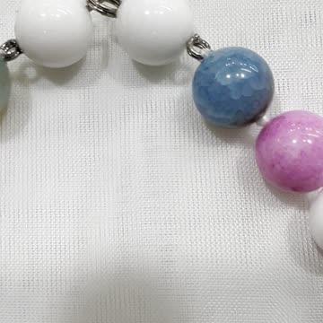 Handmade + Knotting Unique 23” Necklace with Jade, Coral, Agate. Party. Event