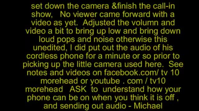 Line Live Hook Bypass Audio Lock up during Show, 9 5 17 with caller witness