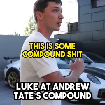 ×Luke Belmar at Andrew Tate's Compound #lukebelmar #tristantate #andrewtate