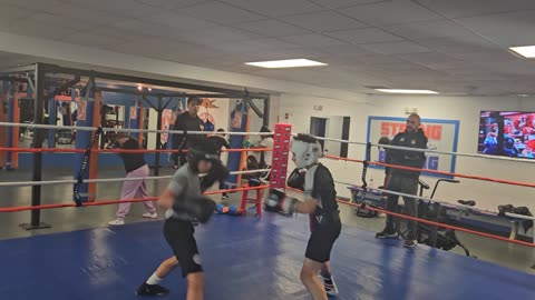 Joey sparring Nico 2. 1/18/24