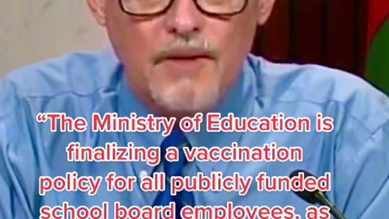The Ministry of Education is finalizing a 💉policy for all publicly funded school board employees