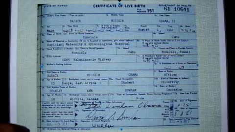 Obama's fake birth certificate