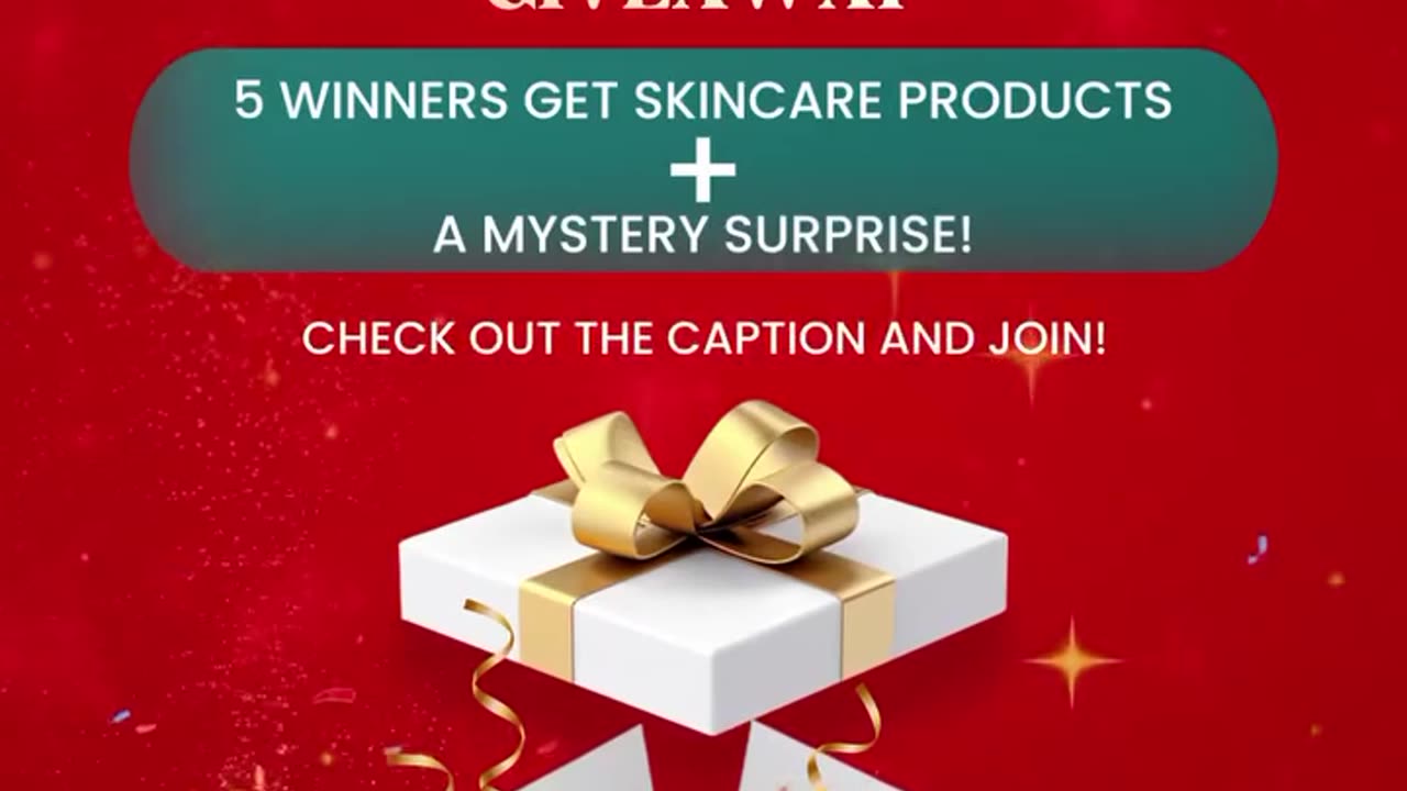 Skin-mas Giveaway Alert! ✨