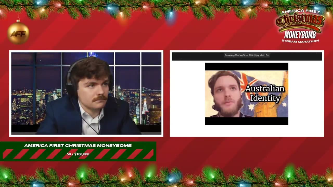 America First Christmas MONEYBOMB Marathon Stream special guest Joel Davis