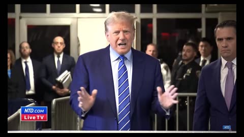 Trump Speaks outside Courthouse AM Apr 16, 2024