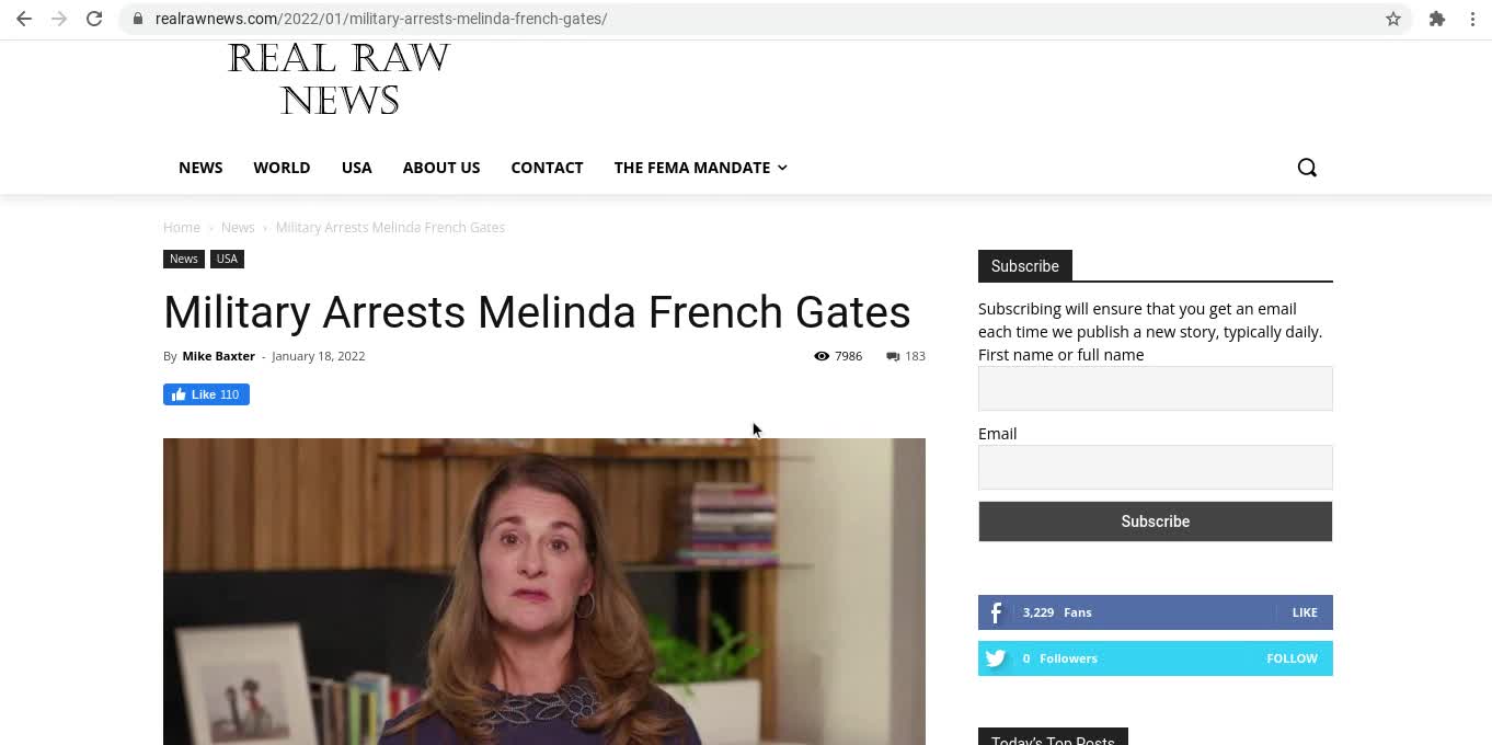 Military Arrests Melinda Gates