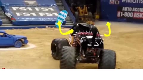 Funny Monster Truck Freestyle Action Now