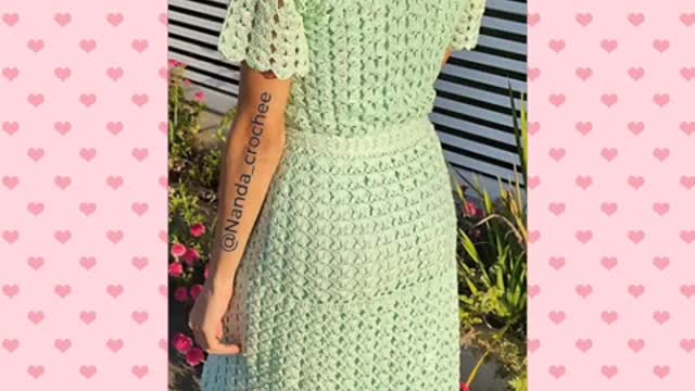 Two beautiful crochet patterns for uniques dress