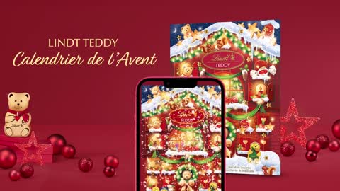 Lindt TEDDY Calendrier de l'Avent 2022 (FR - 20s)