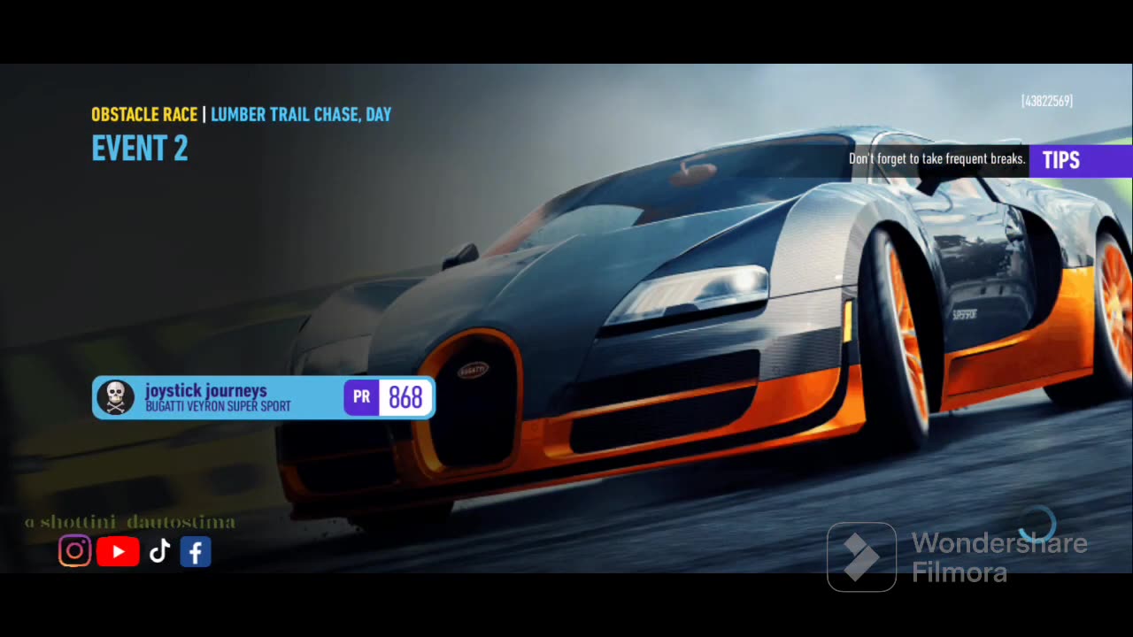 NFS special event Xtreme Racing Championship with Bugatti Veyron Super Sport day 1 Warm-up