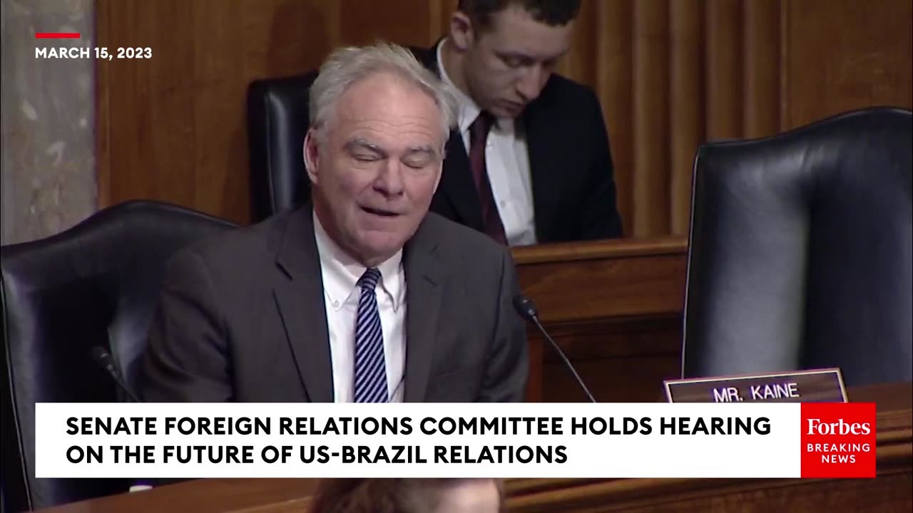 Tim Kaine Asks State Department Officials About Combating Deforestation In Brazil