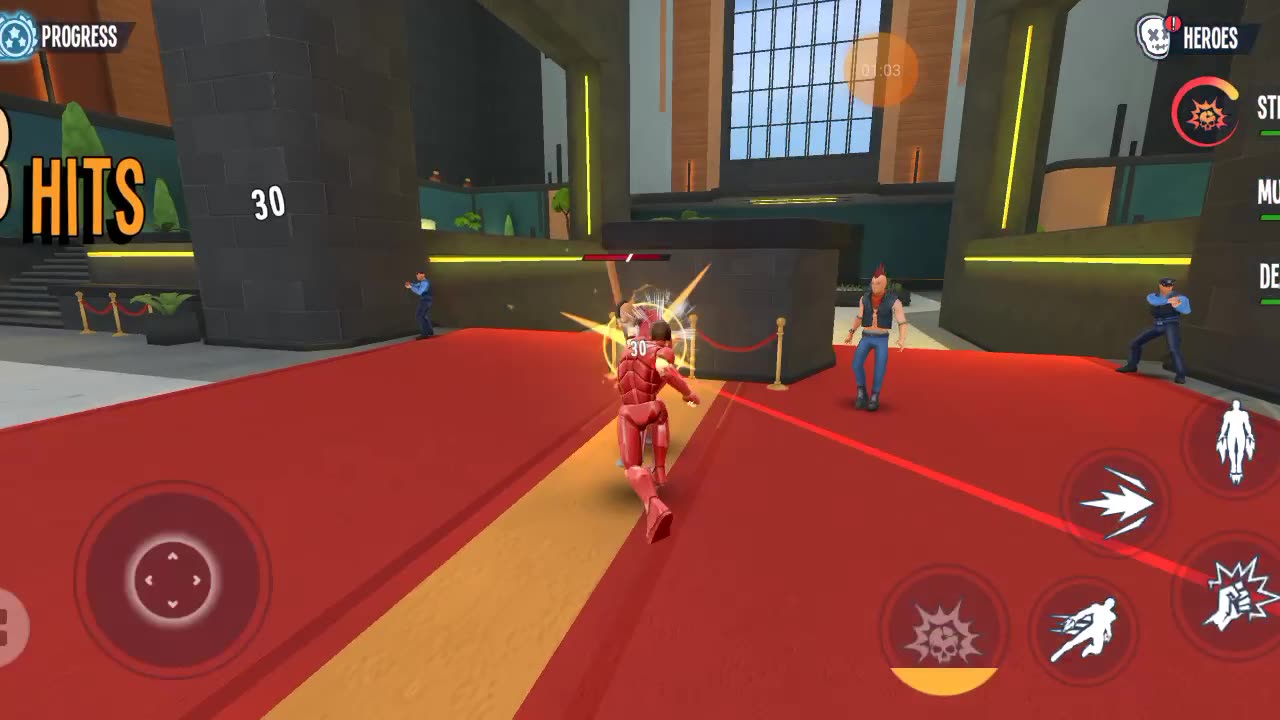 IRONMAN fight x spiderman x Antman Gamplay video