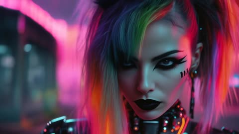 Techno industrial DJ Mix | Beautiful Cyber Goth Girls