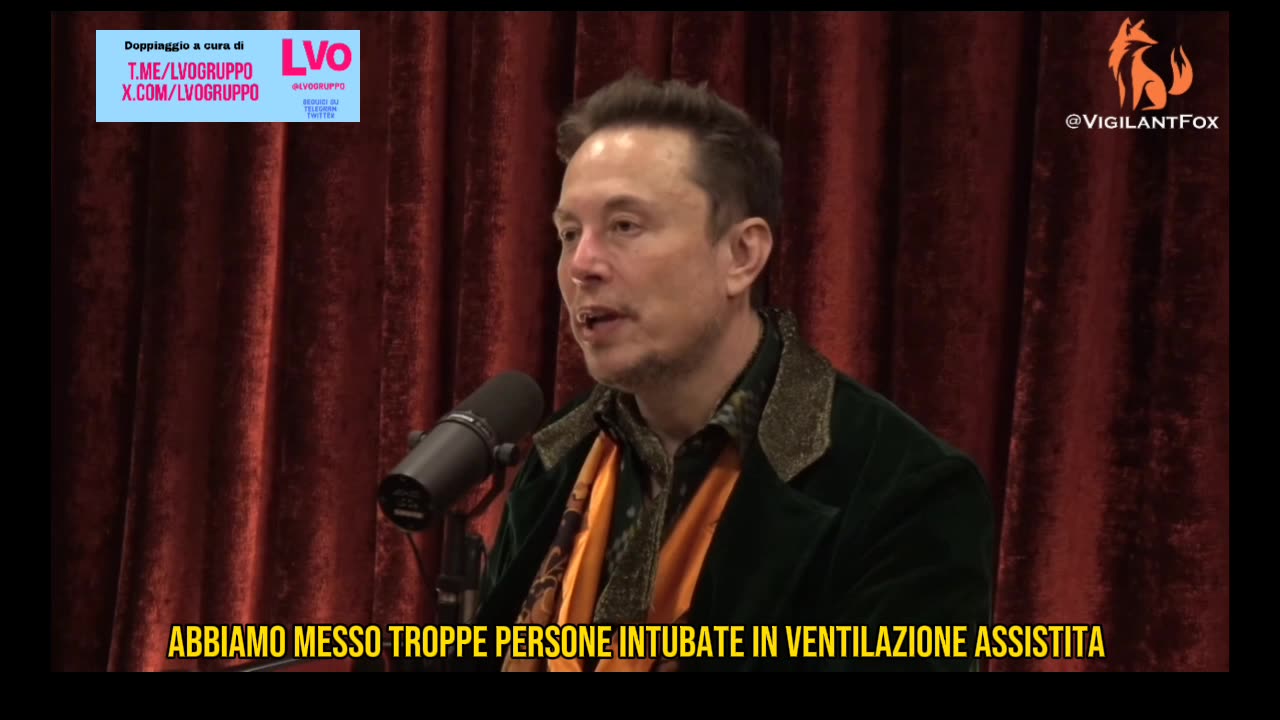 ❌Elon Musk: "La ventilazione assistita degli intubati era una condanna a morte per i pazienti COVID