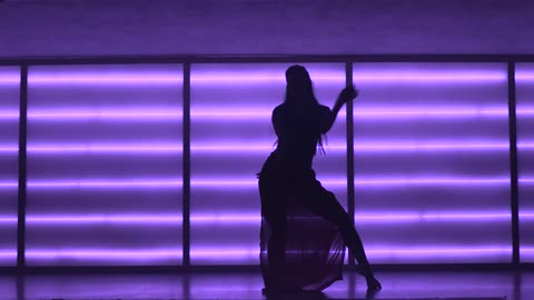 Woman performing sexual moves