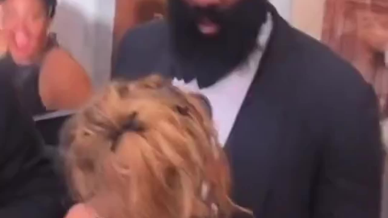 James Harden's Reaction To Girlfriend Catching Wedding Bouquet