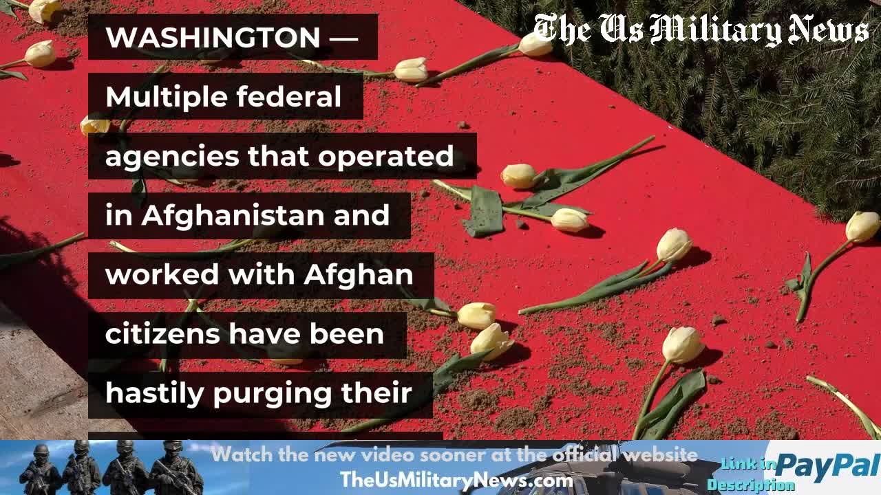 US Agencies Scrub Websites to Protect Afghans Left Behind
