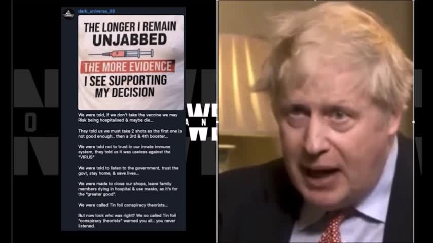 And We Know - Boris Johnson lying through his teeth