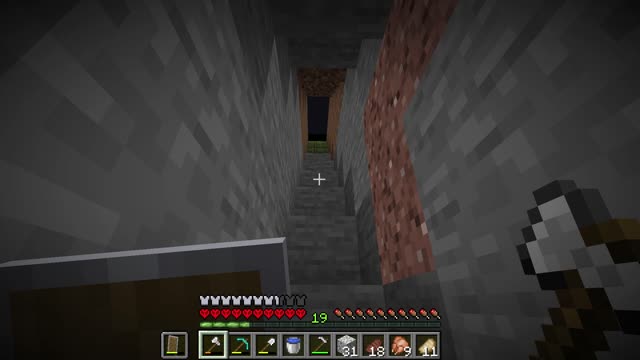 Playing Minecraft in my Hardcore world.