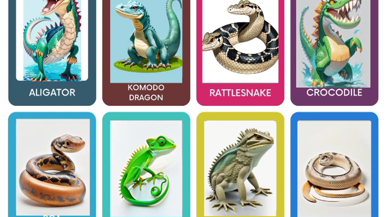 List of Reptiles in the world