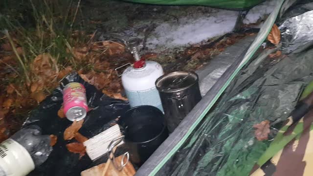 Look at that hail guys. Inside the tent .riverside wildcamping