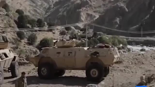 Anti-Taliban resistance forces located NE of Kabul, Afghanistan