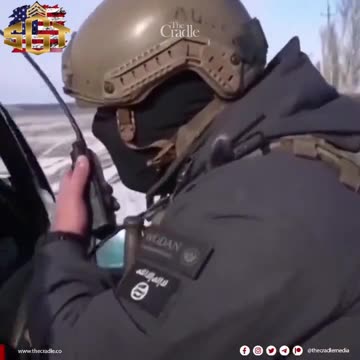 AP published footage of a Ukrainian unit commander wearing an ISIS patch...