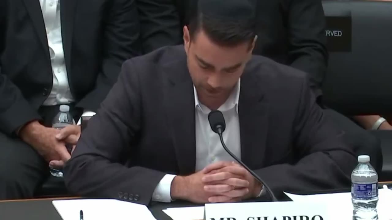 Watch Ben Shapiro Tear into Censorship Cartel in Fiery Congressional Testimony