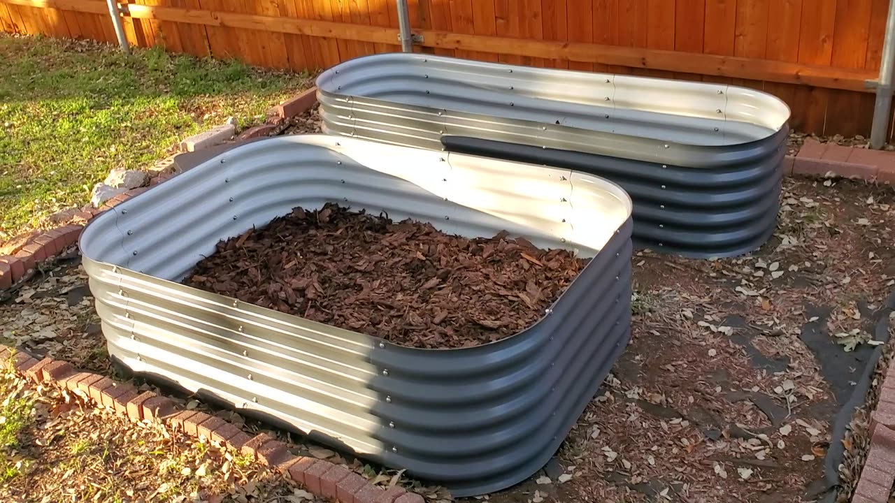 Homestead garden utilizing multiple raised beds *Part #7