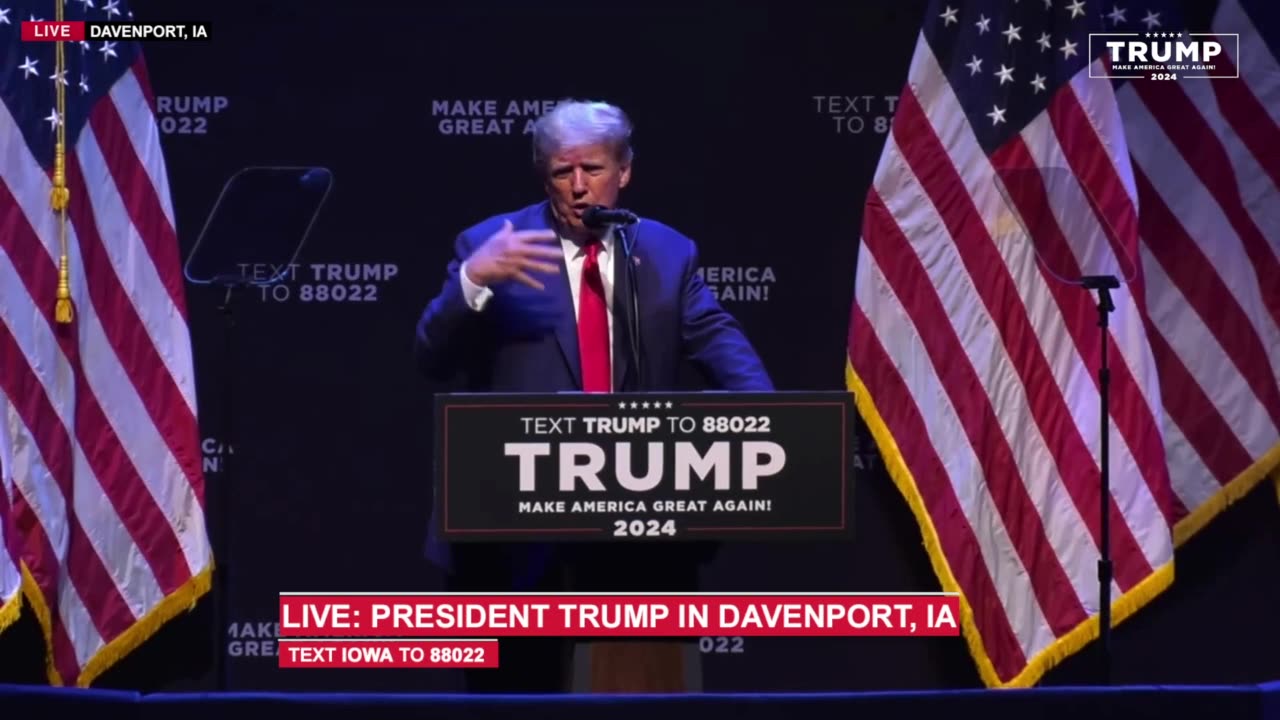 Donald Trump Speech at Davenport Iowa- March 13, 2023