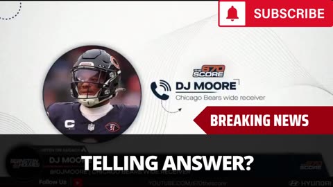 DJ Moore Has Telling Answer When Asked About Bears Coach