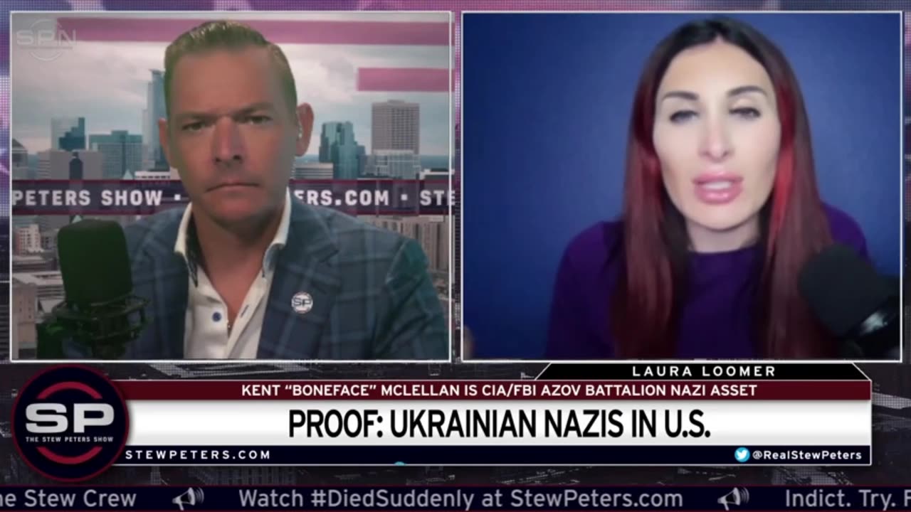 CIA & FBI Using Azov Battalion Nazi On U.S. Soil: Laura Loomer EXPOSES Kent “BoneFace” McLellan