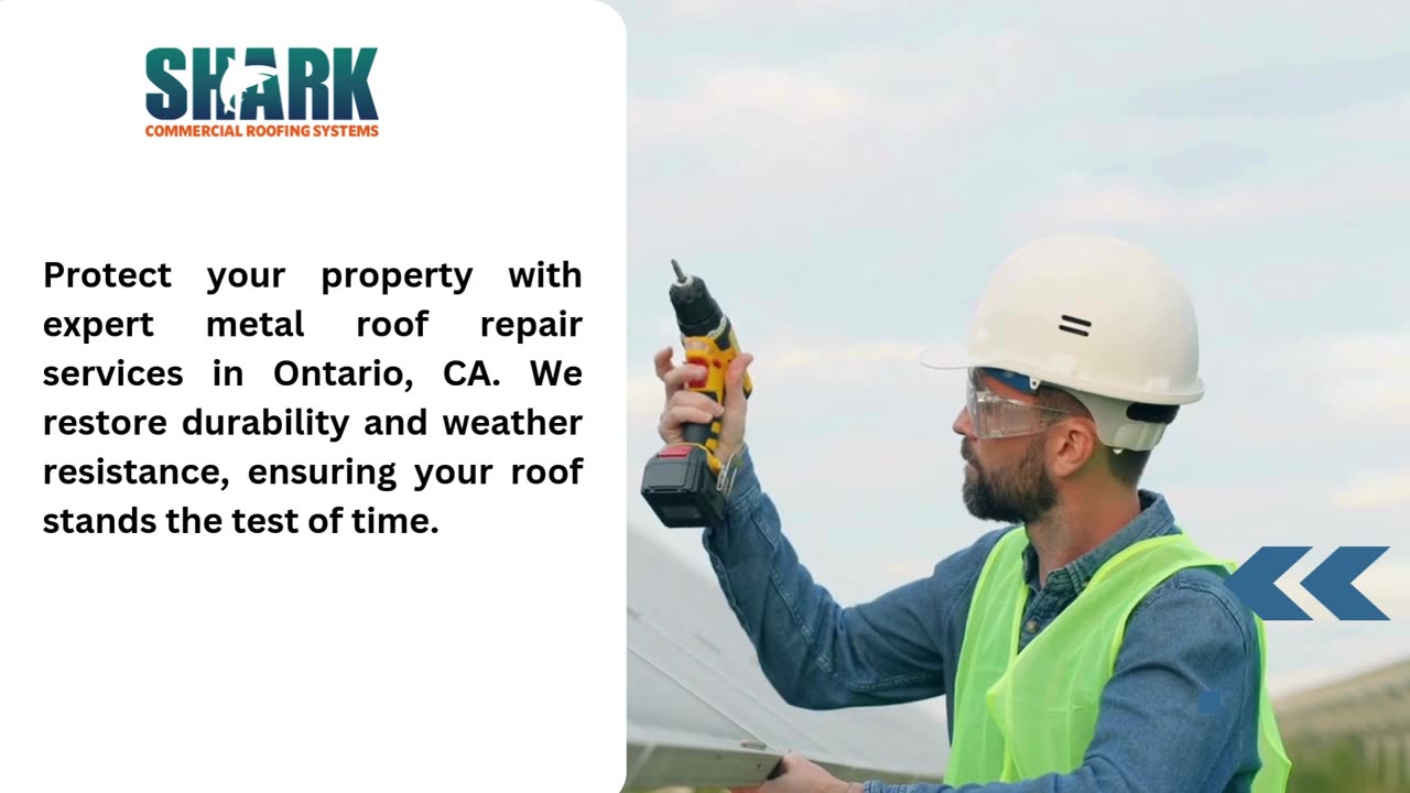 Metal Roof Repair Ontario CA |