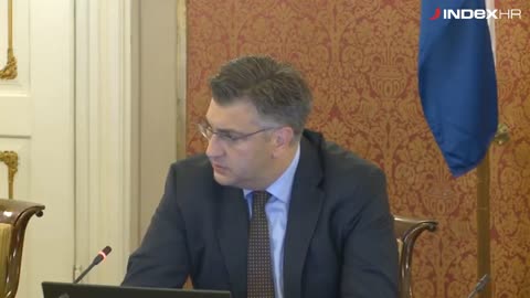 Plenković na sjednici vlade