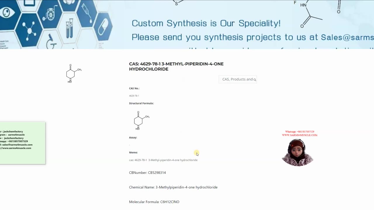 3-Methyl-piperidin-4-one hydrochloride CAS: 4629-78-1