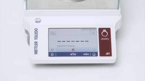 Mettler Toledo JET Automatic Internal Adjustment