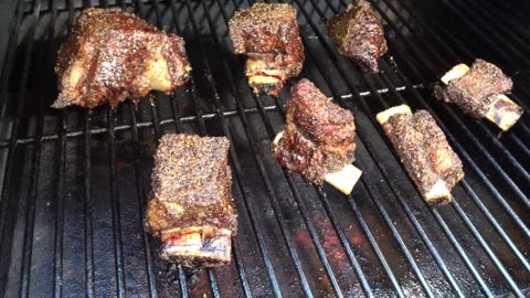 Best Barbecue Beef Short Ribs recipe on a Traeger Pellet Grill