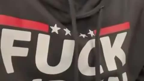 Man threatened by airline staff for wearing a 'Fuck Biden' hoodie