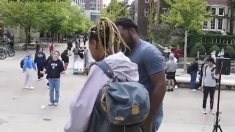 Unhinged leftist harasses Christian man, gets dose of INSTANT KARMA #GoRightNews #GoRightNewsVideos