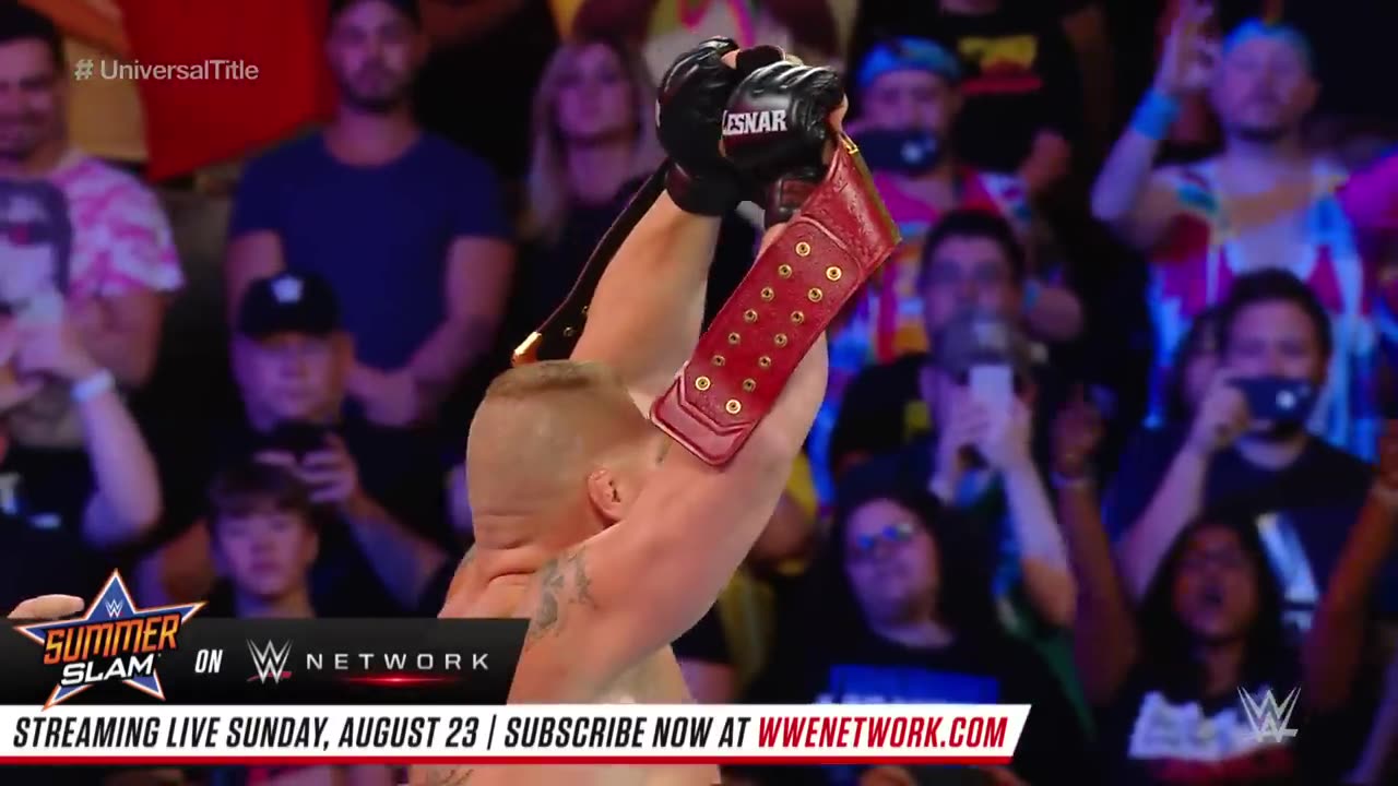 FULL MATCH - Brock Lesnar vs. Roman Reigns - Universal Title Match: SummerSlam 2018