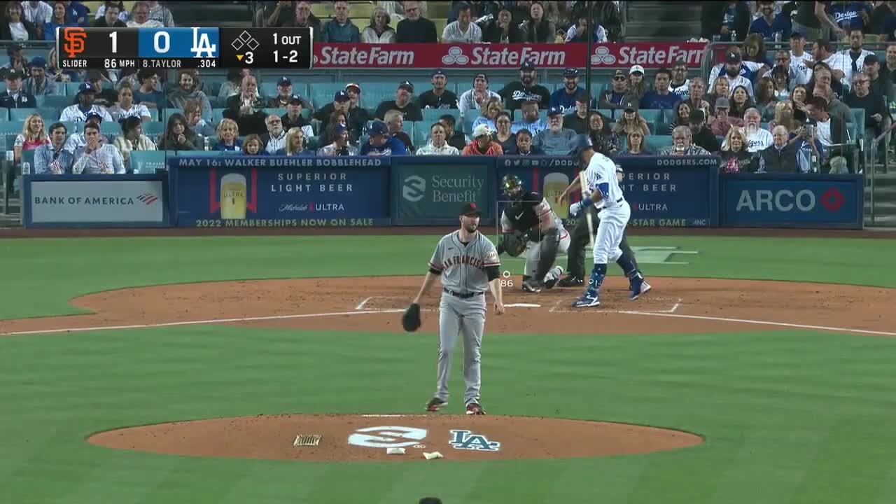 Giants vs. Dodgers Game Highlights -5422- MLB Highlights