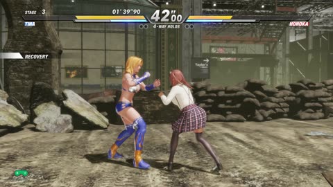 Tina Blue Costume Dead or Alive 6 Gameplay