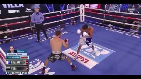 Emanuel Navarrete vs Ruben Villa Highlights HD