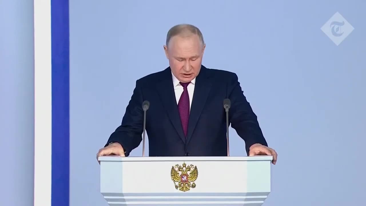 Vladimir Poetin houdt toespraak voor de Russische algemene vergadering(Ned ondertiteld)