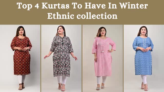 Trending kurtas to add to your winter ethnic collection