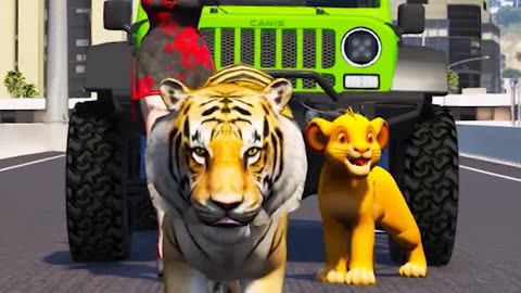 GTA V MOM HELP'S BABY LIONESS RIGHT TIME 😮